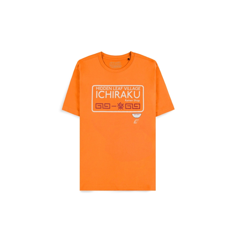 Naruto - Ichiraku Ramen Shop Heren Tshirt - Oranje